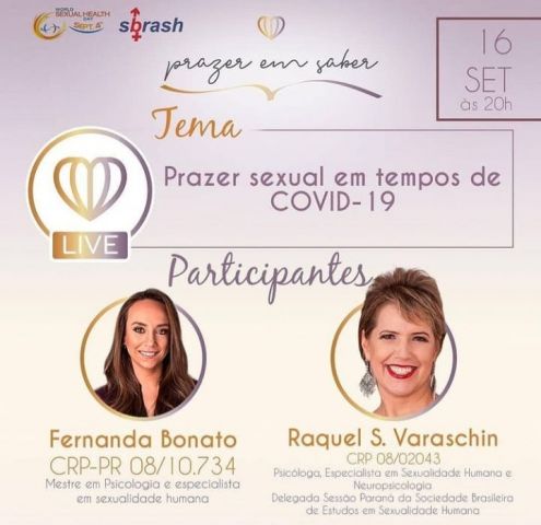 PRAZER SEXUAL EM TEMPOS DE COVID 2019